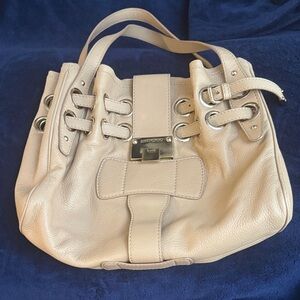 Jimmy Choo Beige Leather Women Bag Authentic